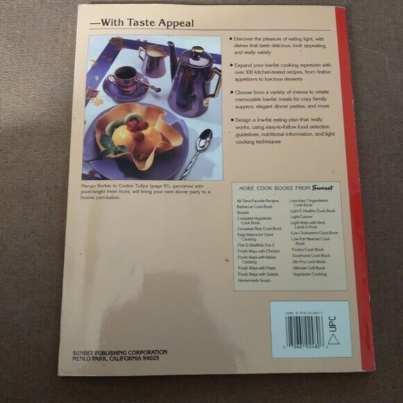 Sunset "More Low-Fat Recipes" Cookbook - Picture 2 of 2